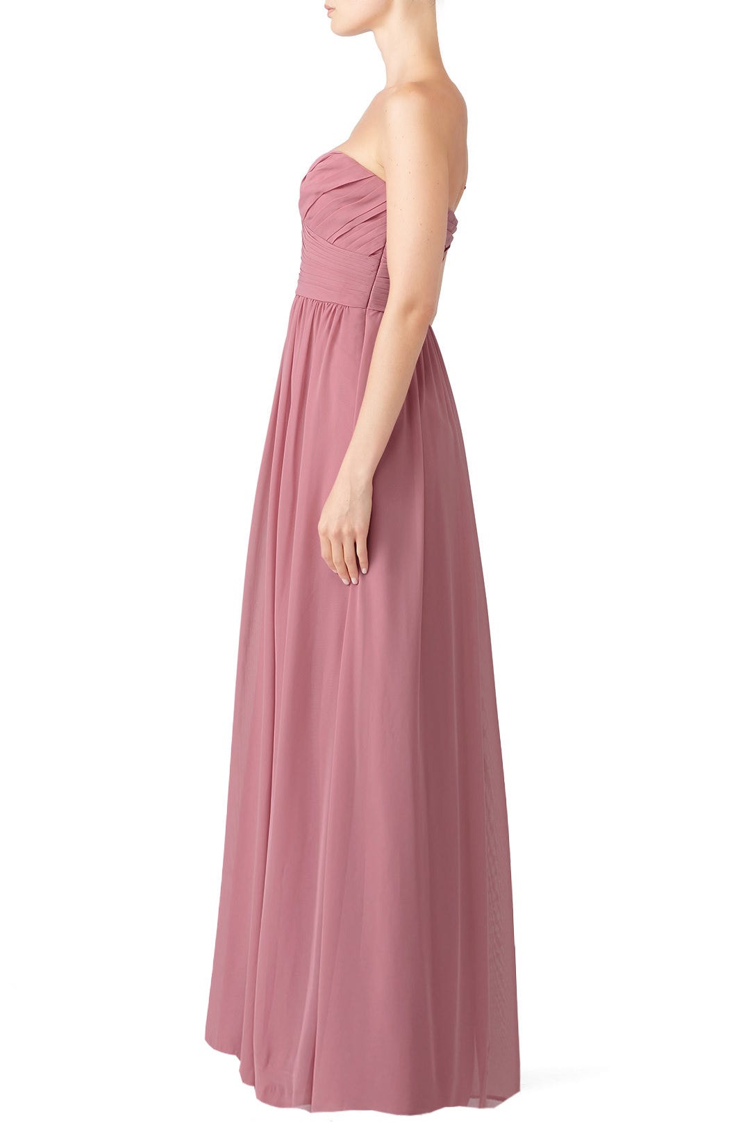 Cerise Madeline Gown by Monique Lhuillier Bridesmaid 2