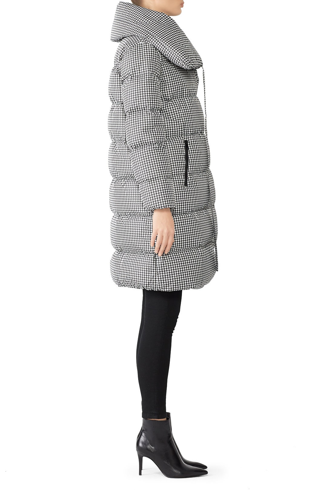 Houndstooth Big Puffa Jacket by Bacon 2