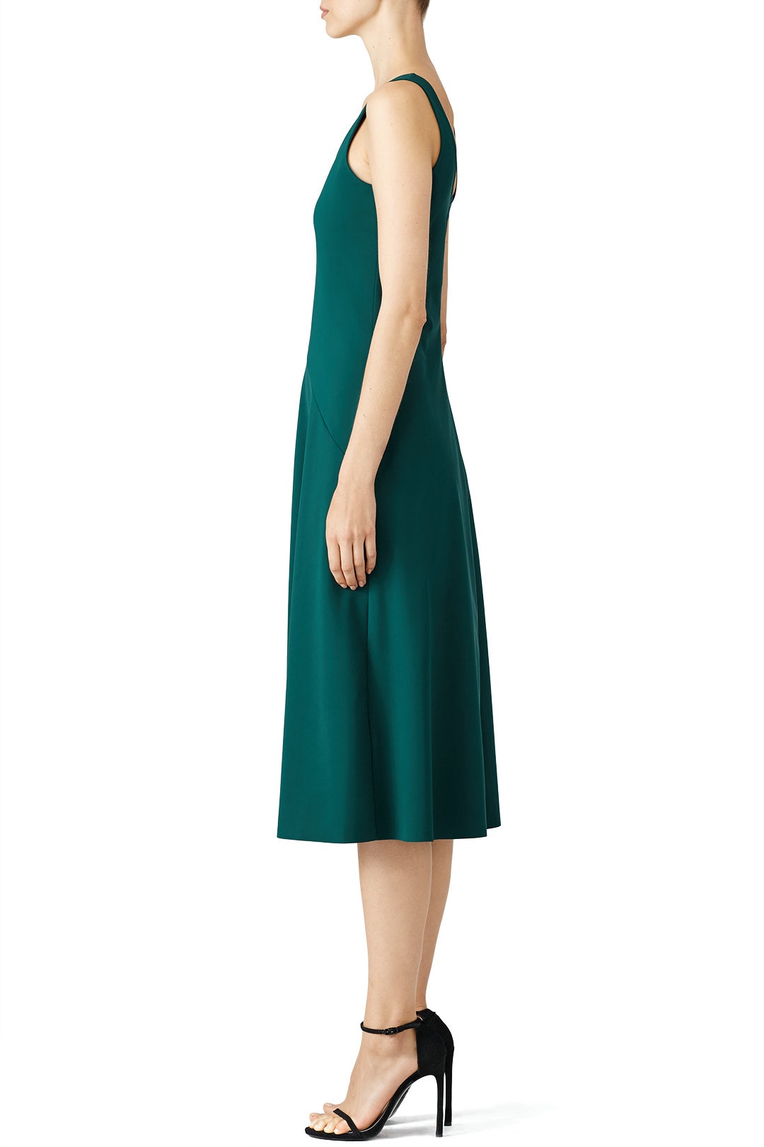 Dark Green Monola Dress by Theory 1
