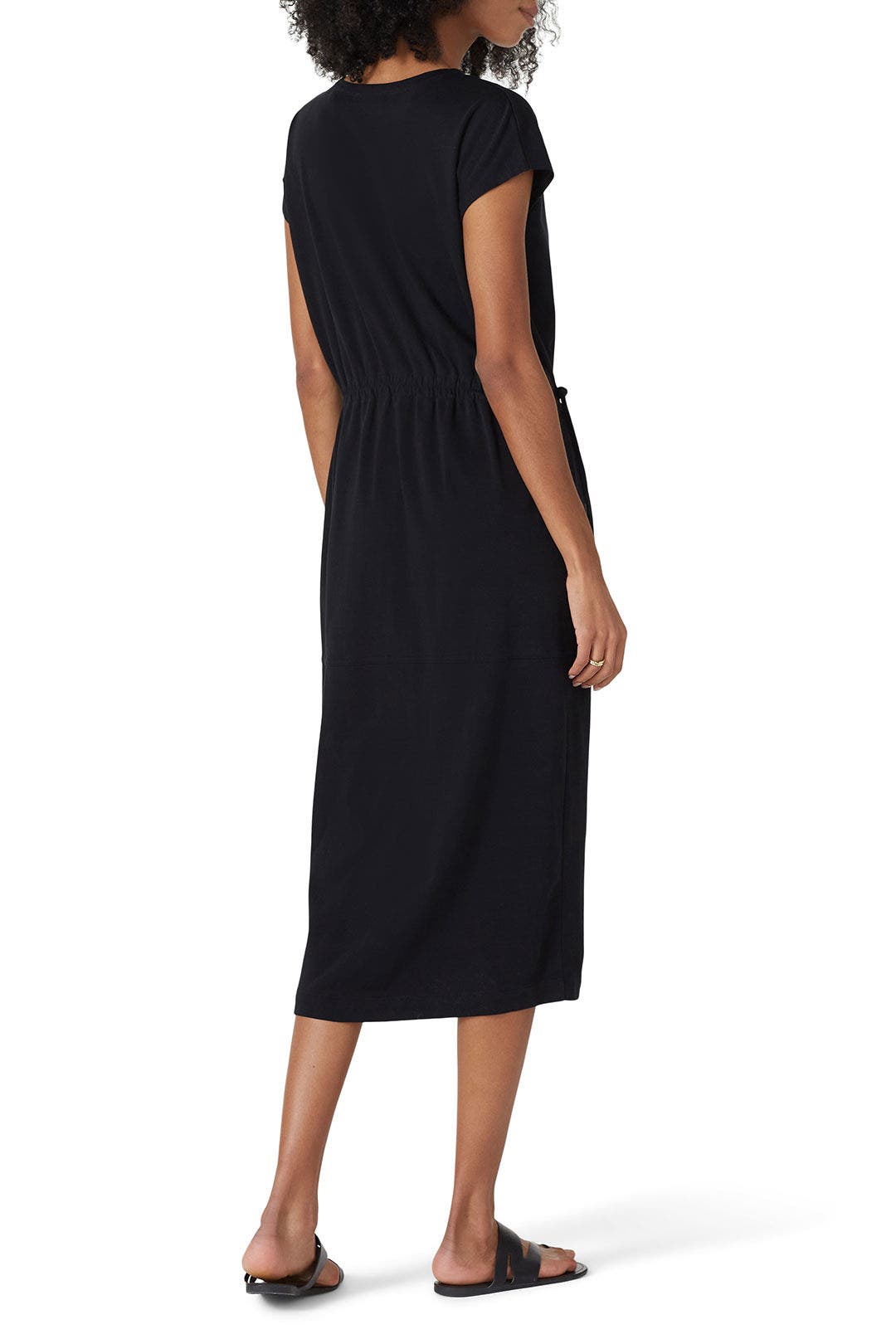 Popover V-Neck Tier Dress by VINCE. 1