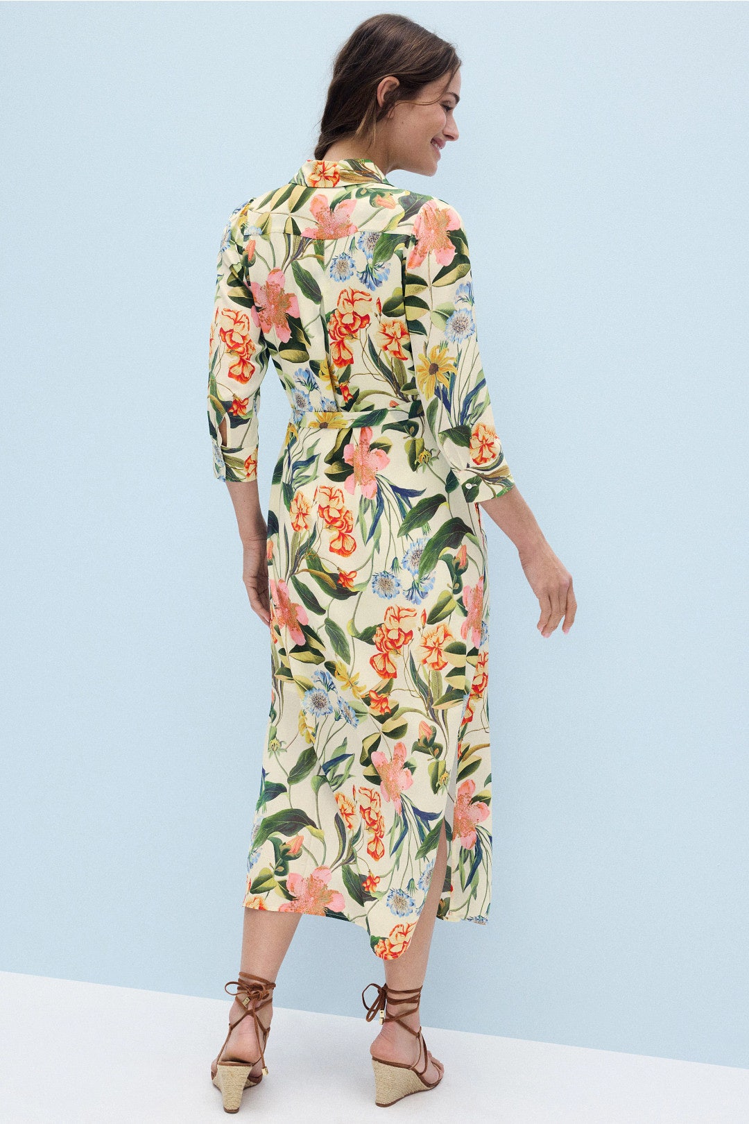 Azura Floral Printed Midi Dress by Caballero 2