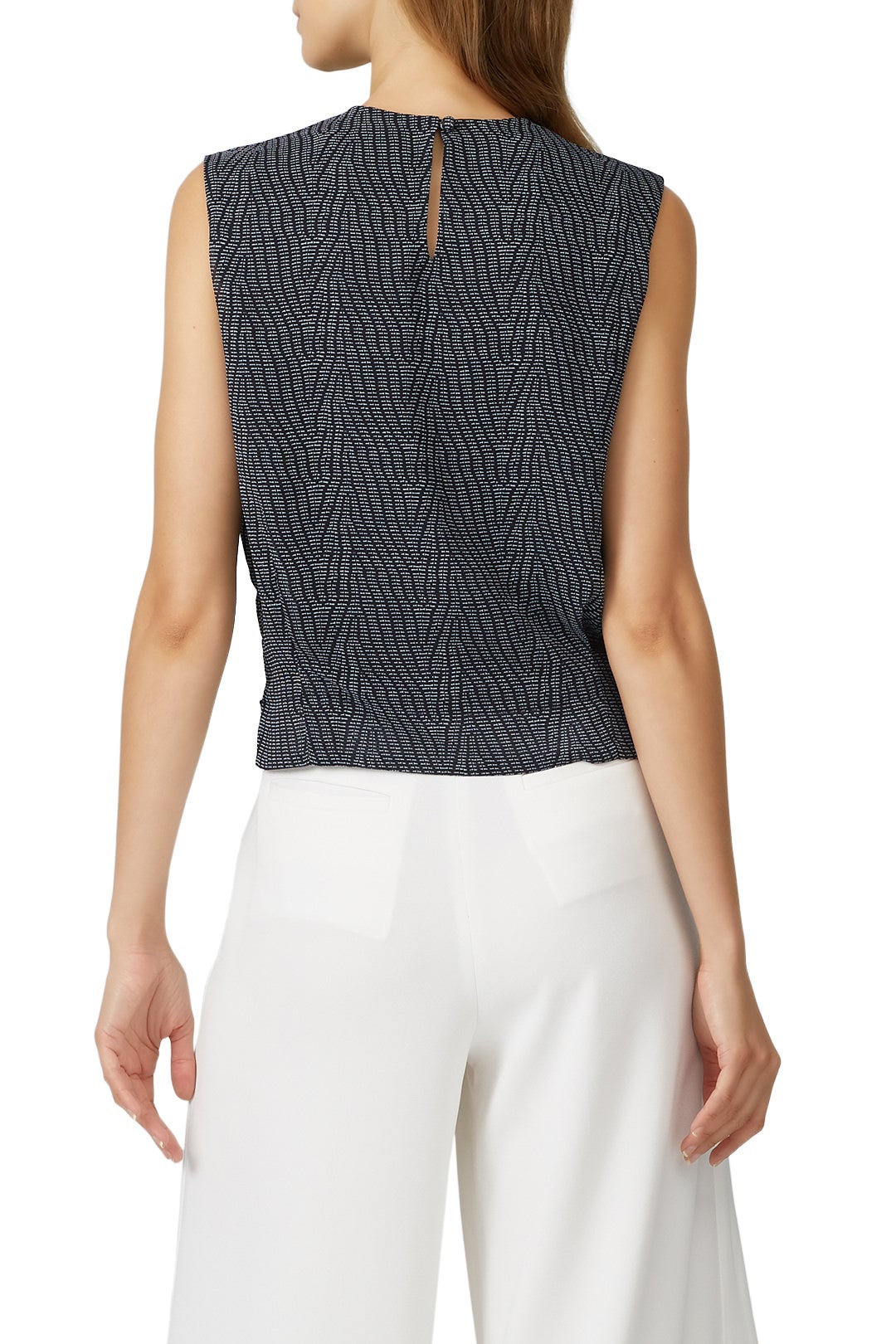 Pleated Crinkle Blouse by Derek Lam 10 Crosby x RTR 2