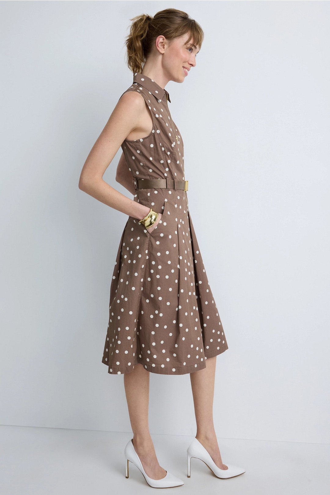 l'agence cocktail dress L'AGENCE Lisette Midi Dress In White