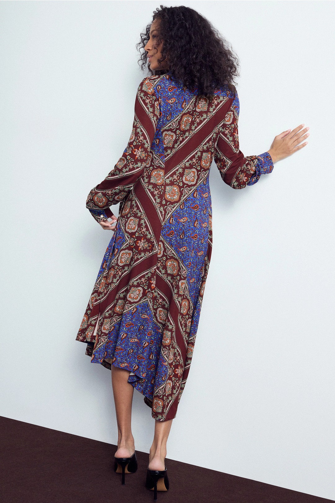 Long Sleeve Asymmetrical Skirt Dress by Rabanne 2