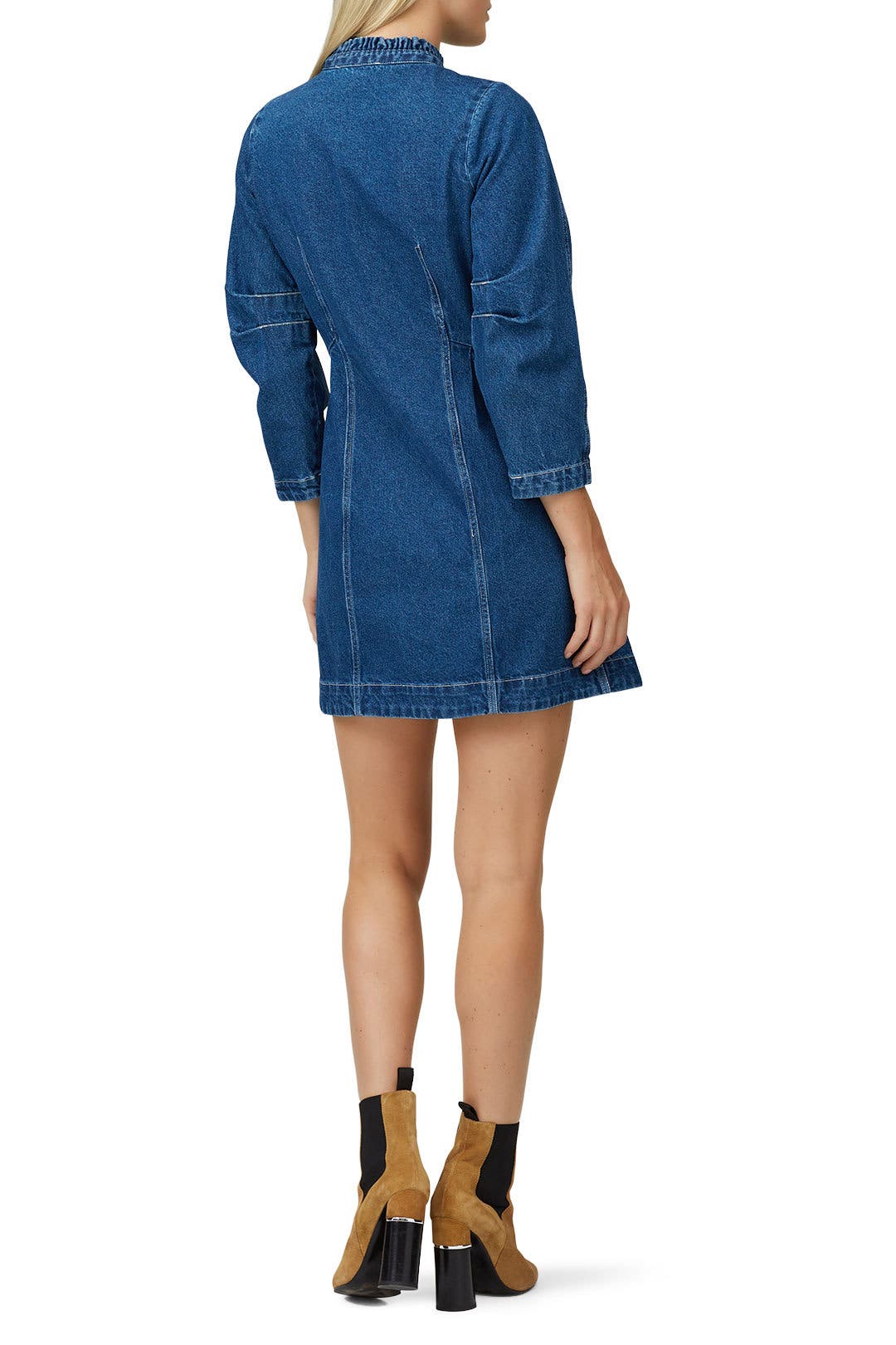 Marble Denim Dress by Sea New York | Rent the Runway