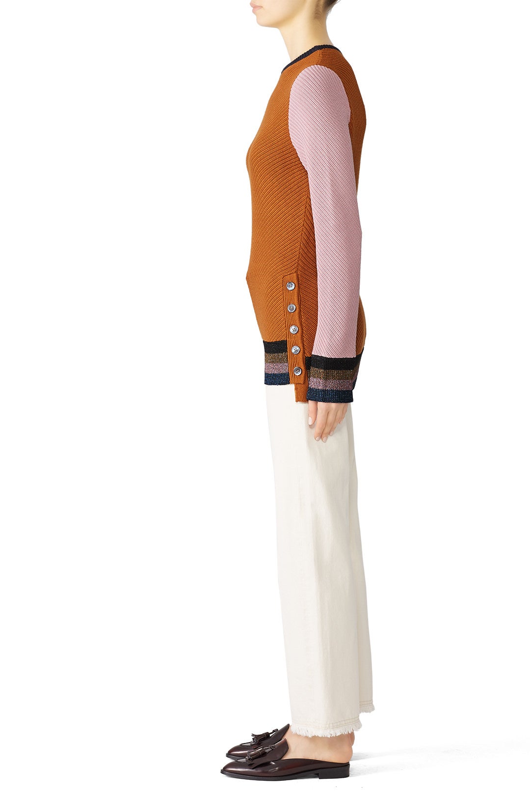 Almeria Button Side Sweater by Apiece Apart 1