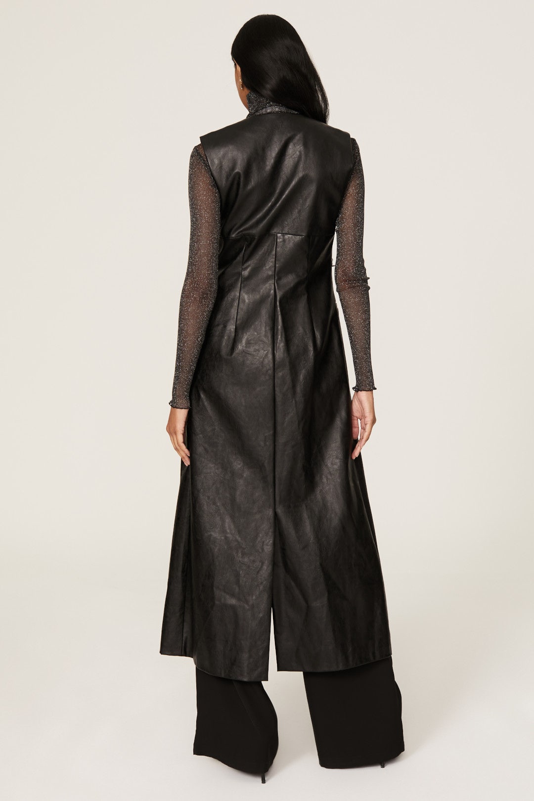 Leather Trench Vest by ALIÉTTE 2