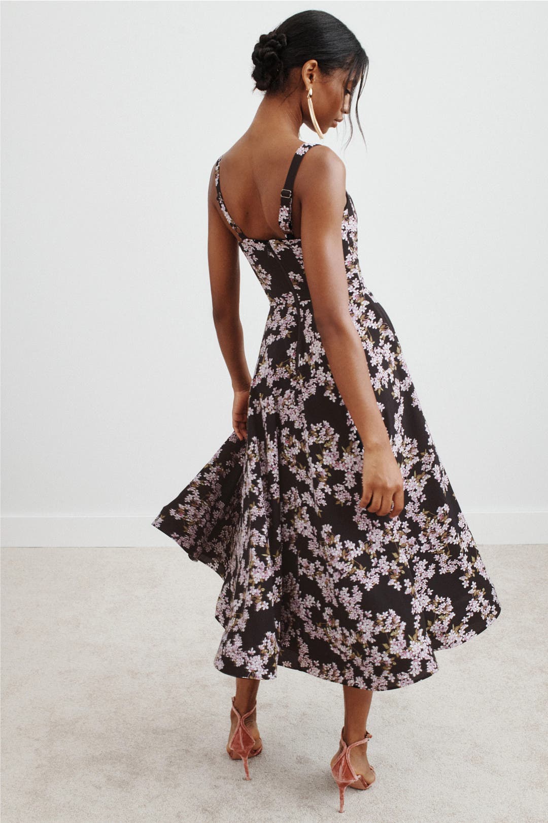 Lydia Black Multi Midi Dress by Bronx Banco | Rent the Runway