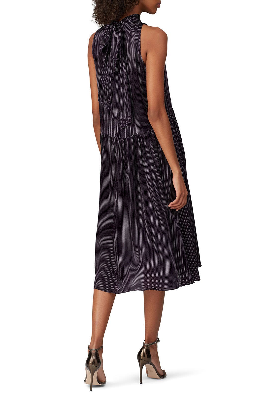 Silk Tie Back Dress by Club Monaco 2
