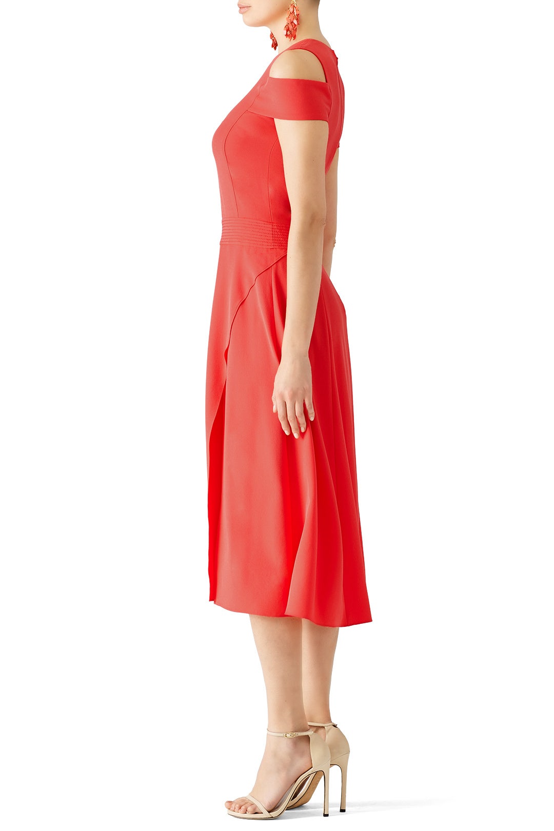 Poppy Cold Shoulder Dress by HALSTON 2