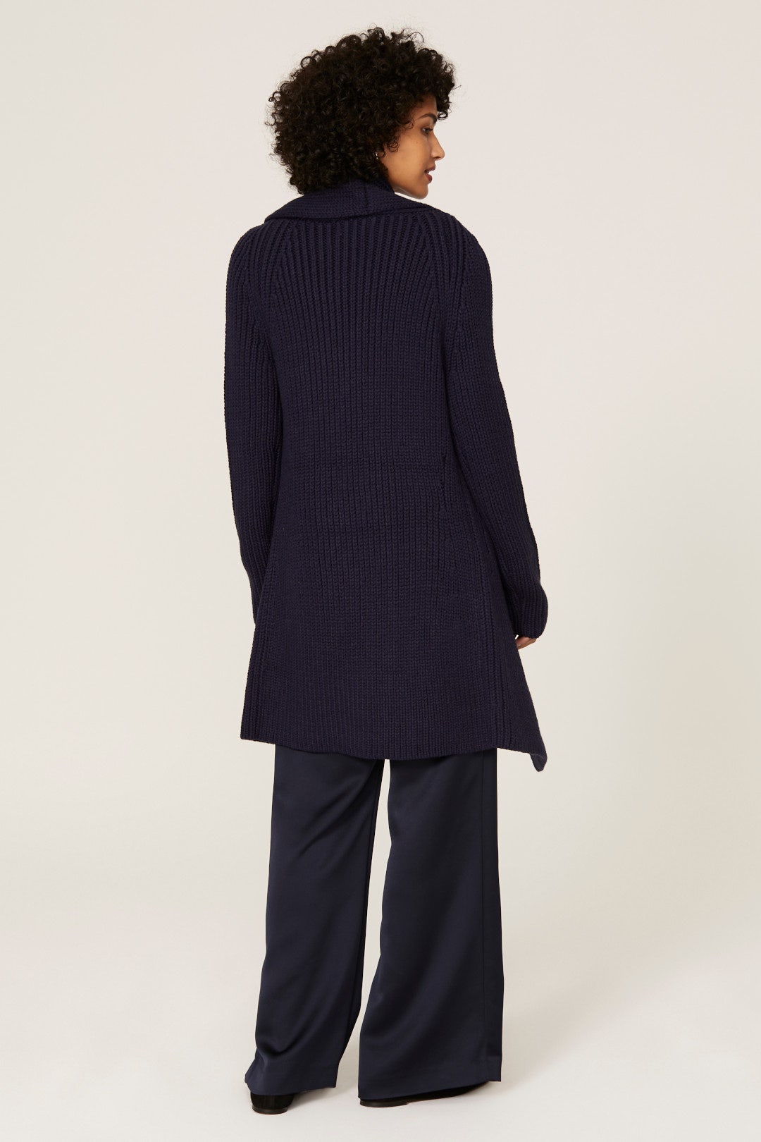 Navy Shawl Cardigan by KF/KaufmanFranco x RTR 2