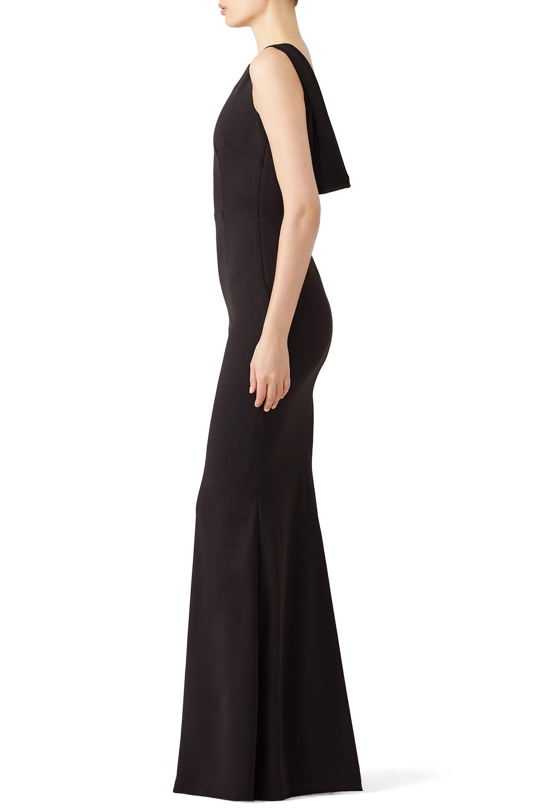 Black Cowl Back Gown by Katie May 2