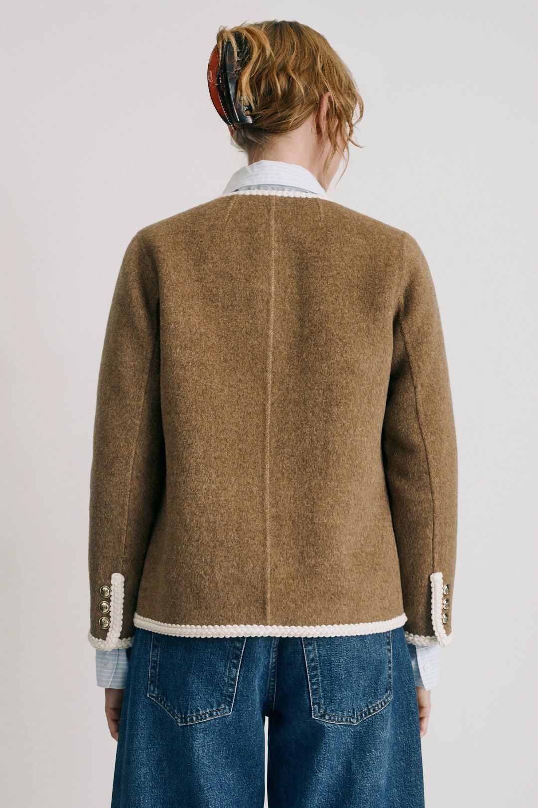 Double-Faced Brown Jacket by Sandro 2