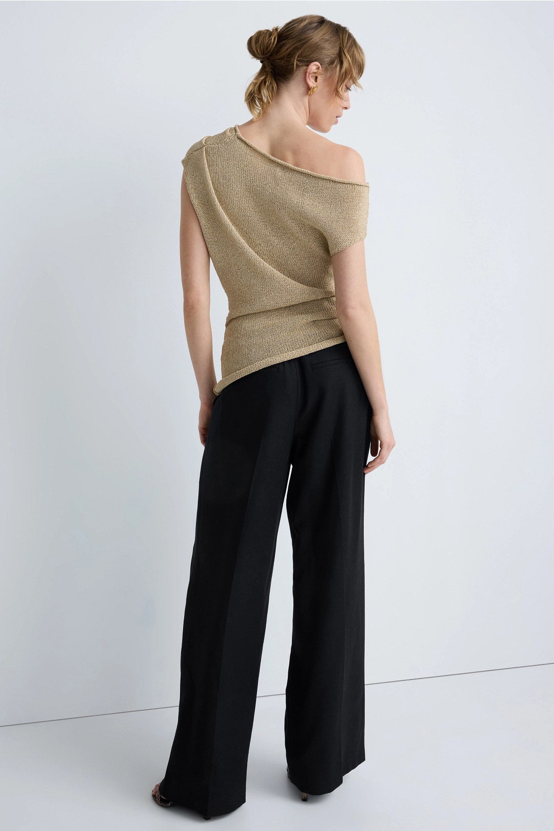 Mid Rise Pleated Wide Leg Trousers by VINCE. 1