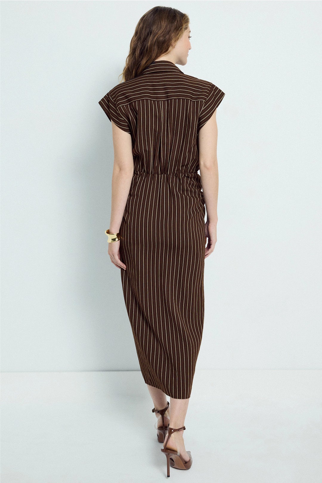Emilia Striped Midi Dress by A.L.C. 2