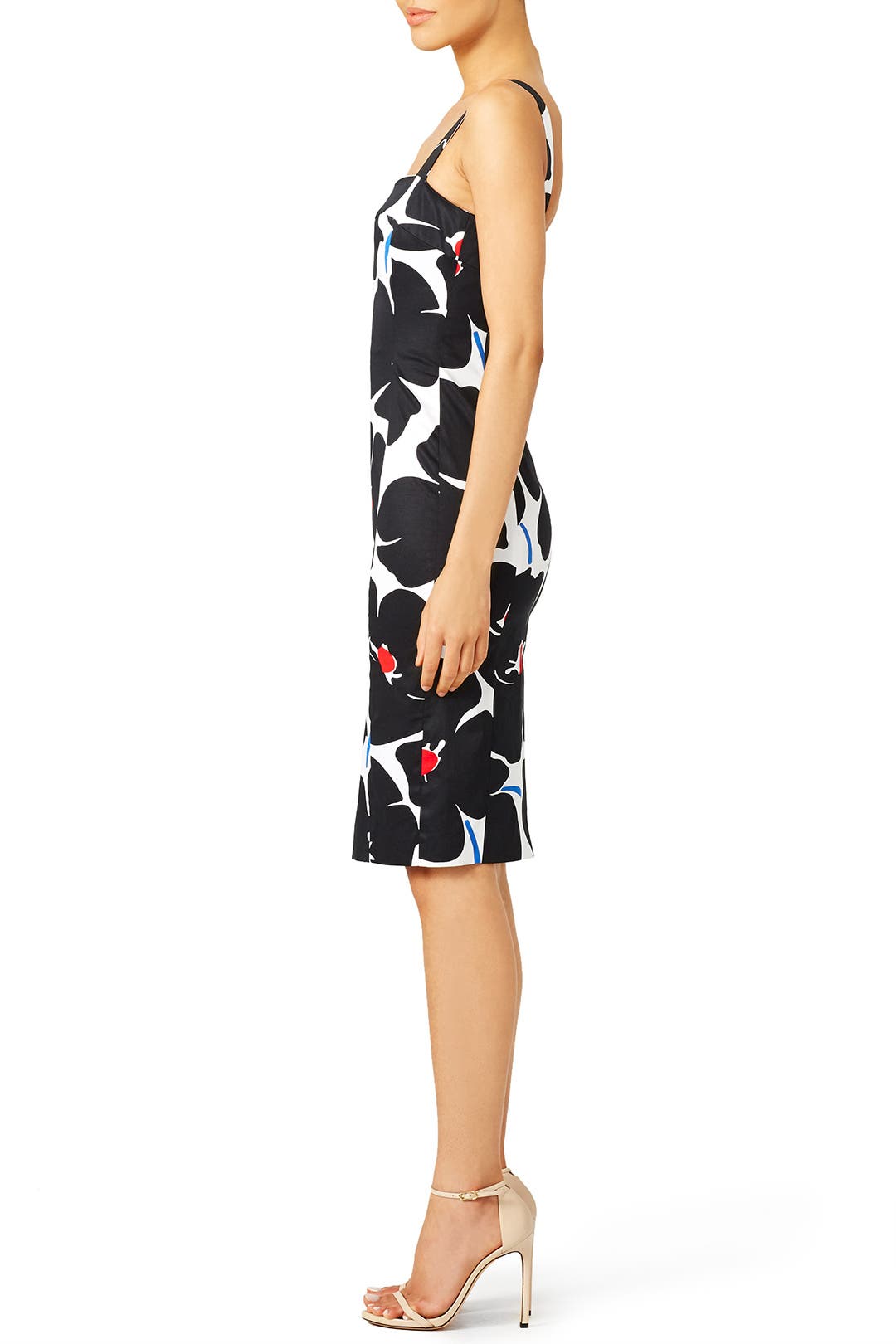 ワンピース Moschino SS23 \"HEELS AND FLOWERS\" DRESS (04361140_1223) Moschino RTW Spring 2023 [PHOTOS]