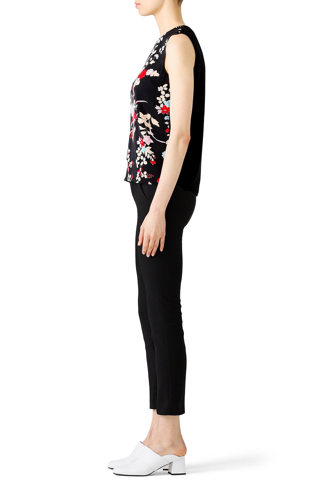 Walden Black Sleeveless Top by Diane von Furstenberg 1