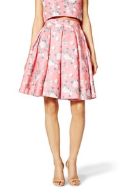 Hibiscus Floral Skirt by ERIN erin fetherston