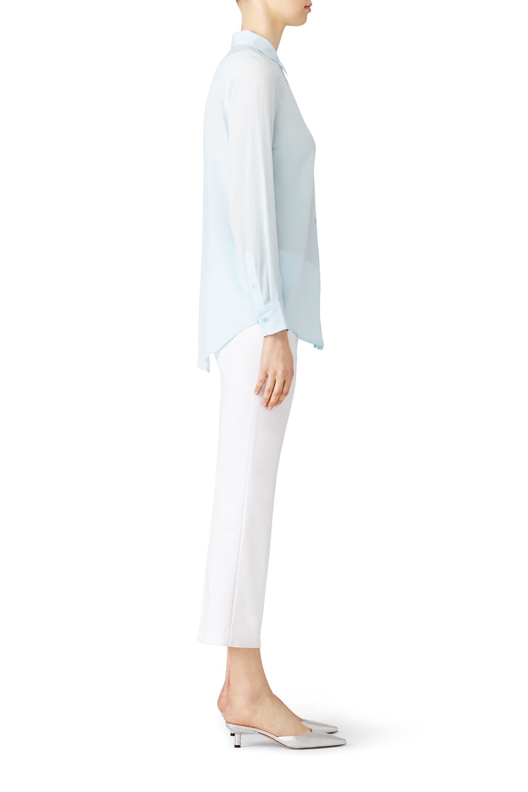 Blue Essential Button Down by Equipment 1