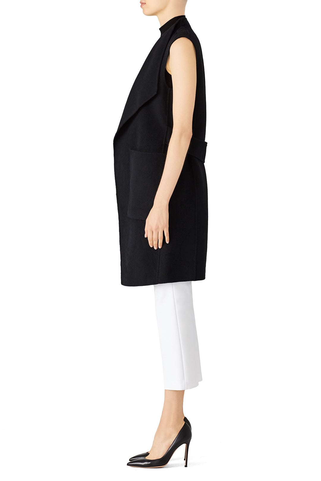 Black Linn Wool Vest by SOIA & KYO 1