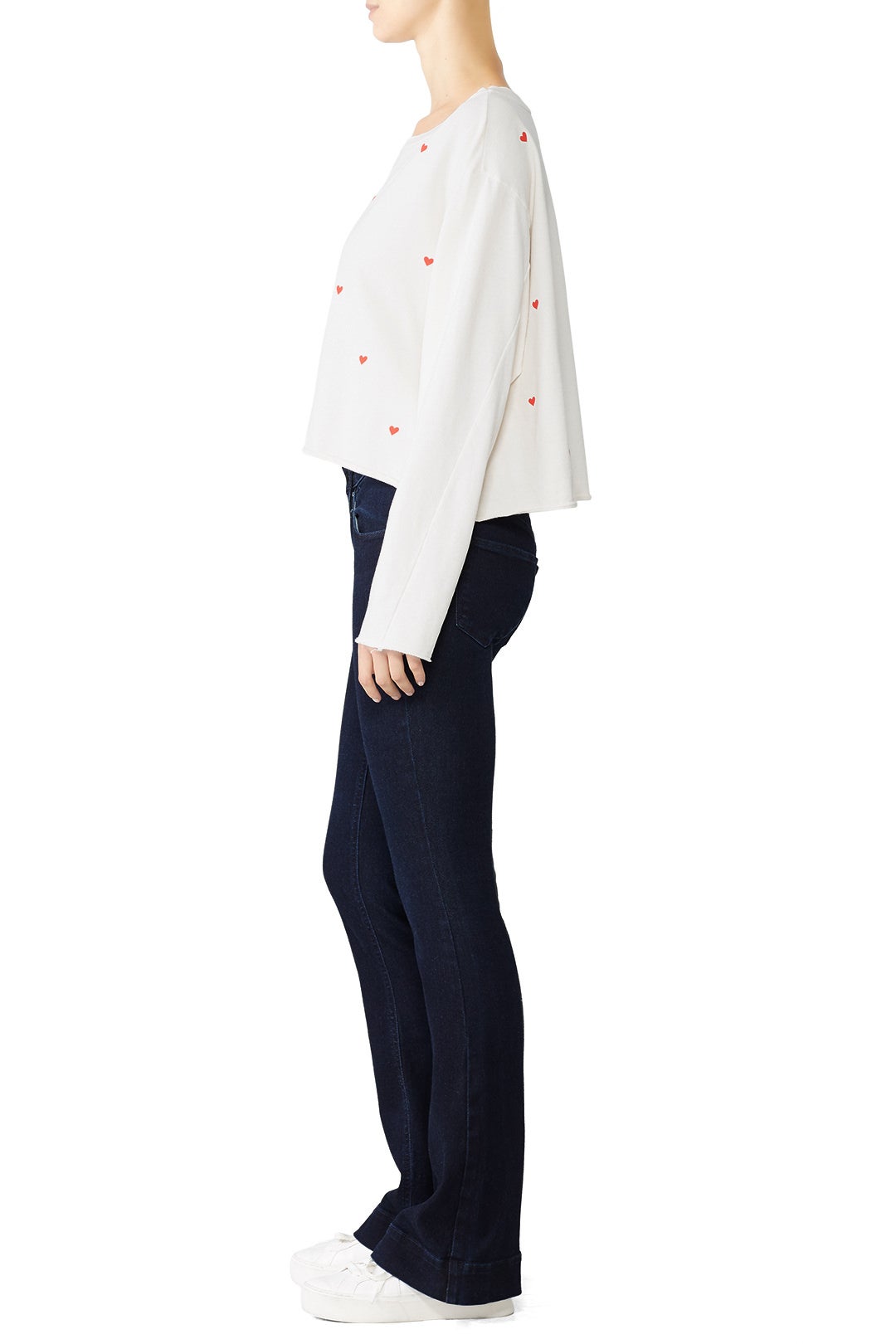 Hearts Raw Boxy Sweatshirt by Sundry 1