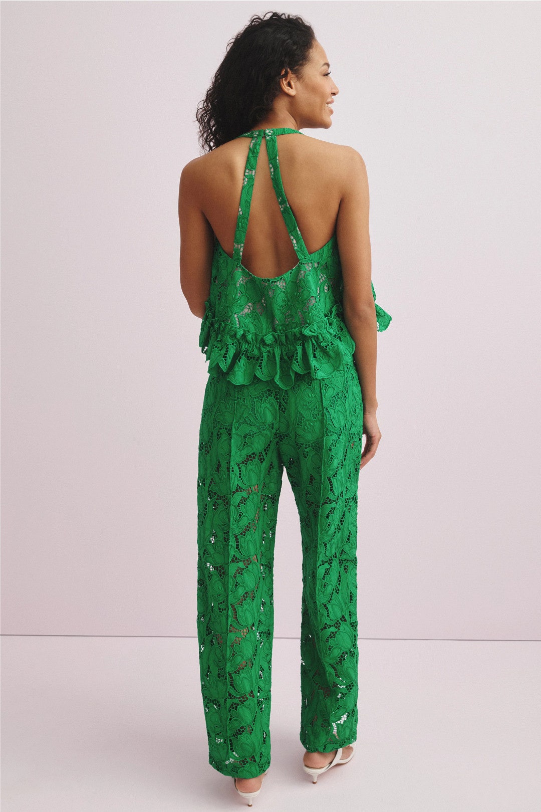 Mika Lace Halter Top by AKNVAS 2