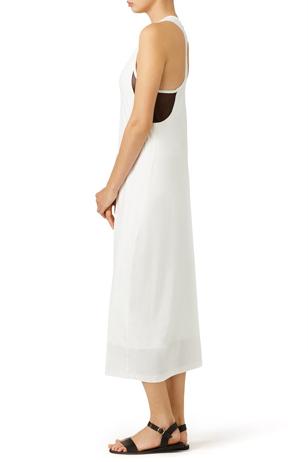 White Swift Tank Dress by ALALA 2