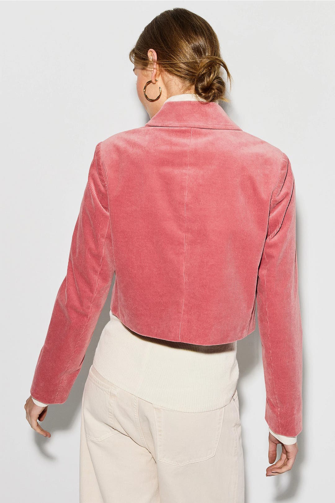 Aylin Pink Corduroy Jacket by LoveShackFancy | Rent the Runway