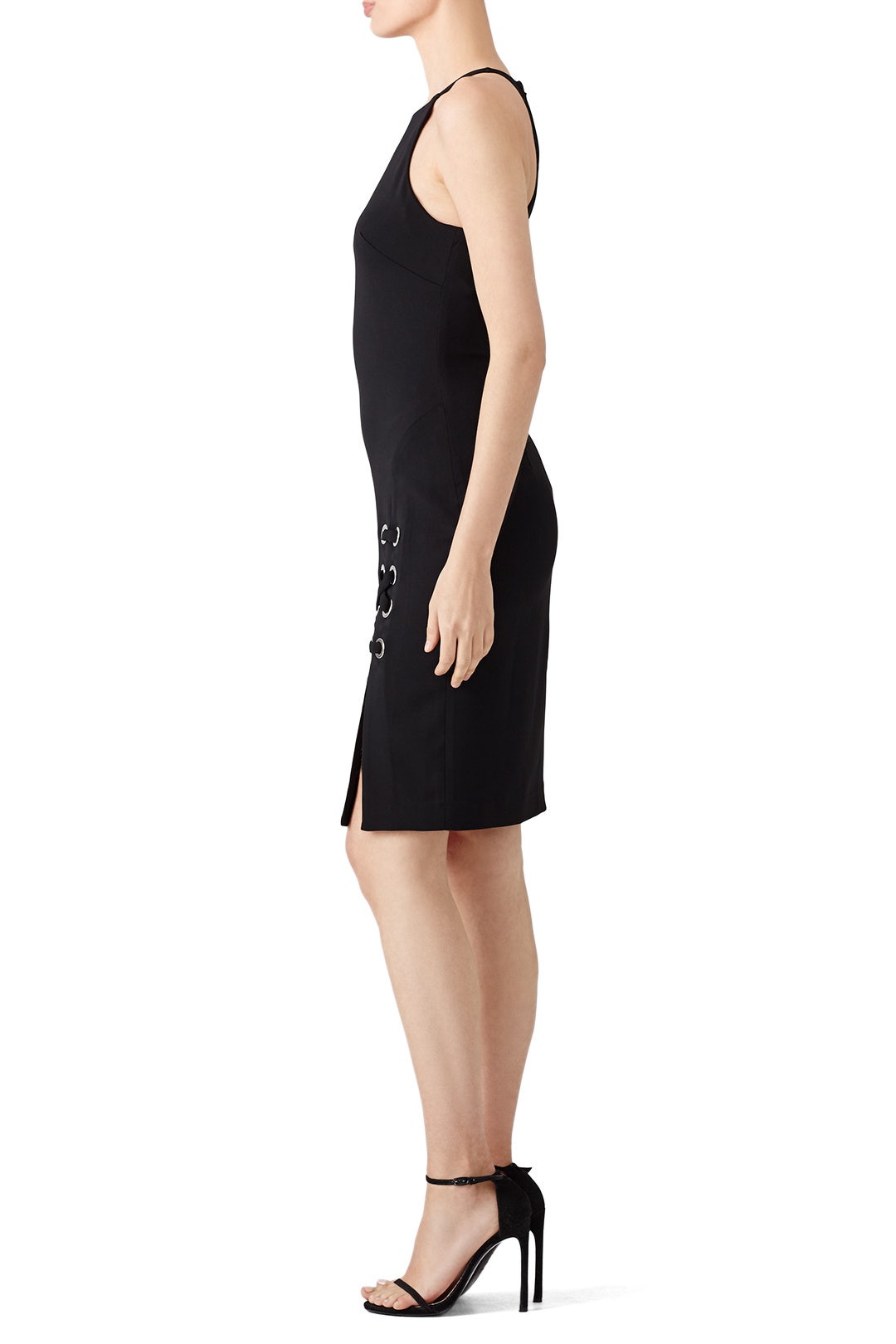 Black Grommet Sheath by Badgley Mischka 1