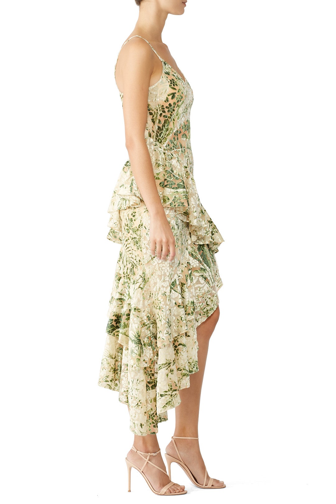 Emerald Multi Floral Dress by Hemant & Nandita 2