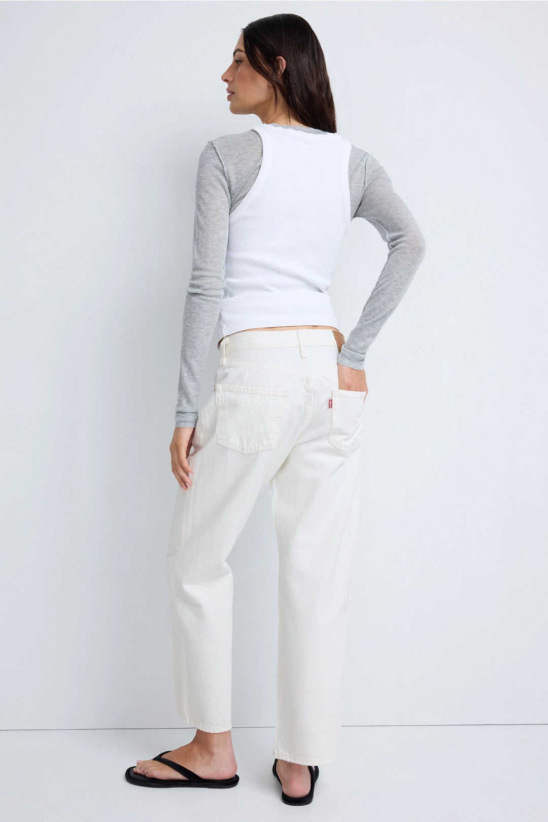 White 501 90s Ankle Jeans by Levi's 1