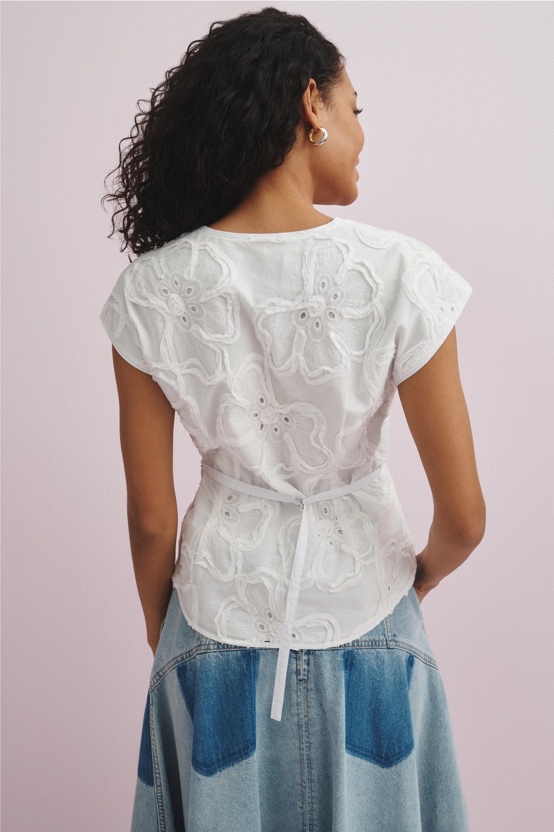 3D Embroidered Cap Sleeve Top by 3.1 Phillip Lim 1