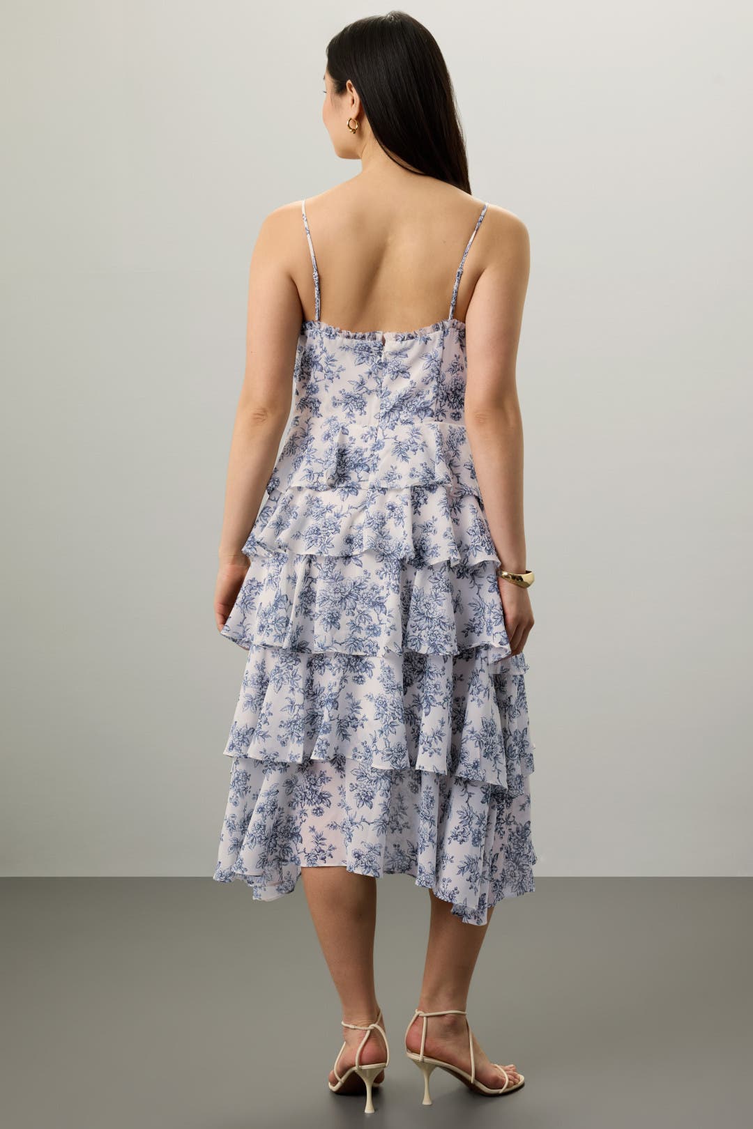 Navy Floral Tiered Dress by Jason Wu x RTR | Rent the Runway