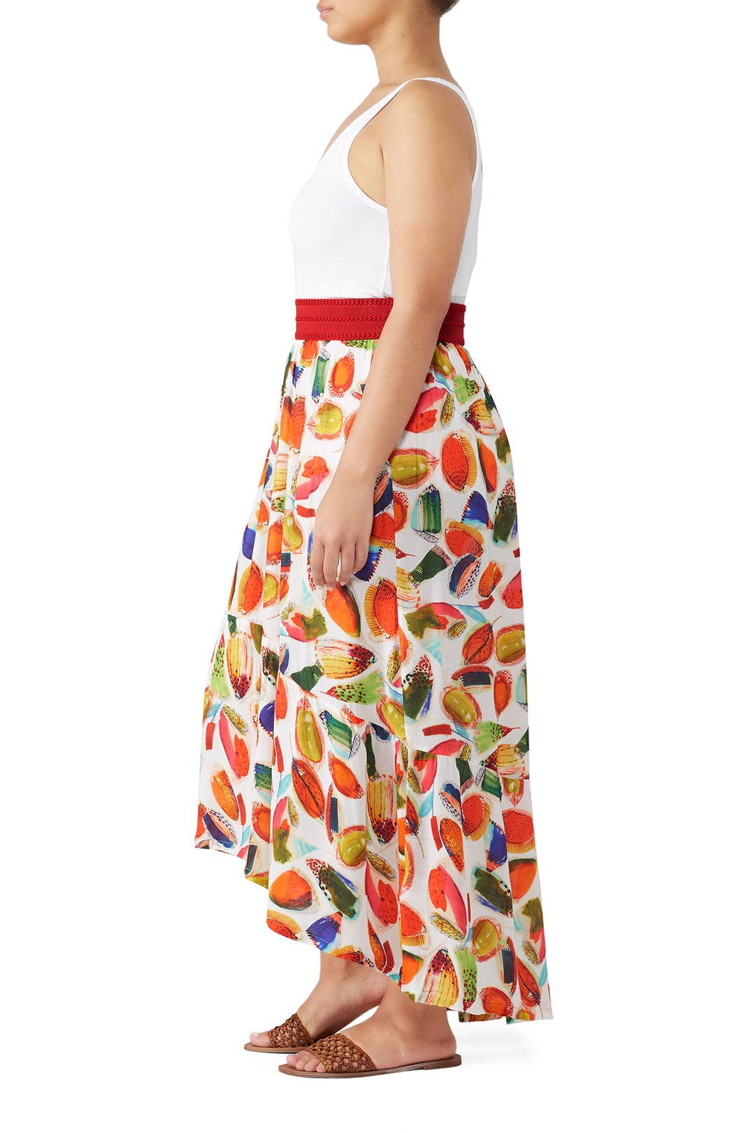 Fruit Printed Midi Skirt by Aldomartins 6