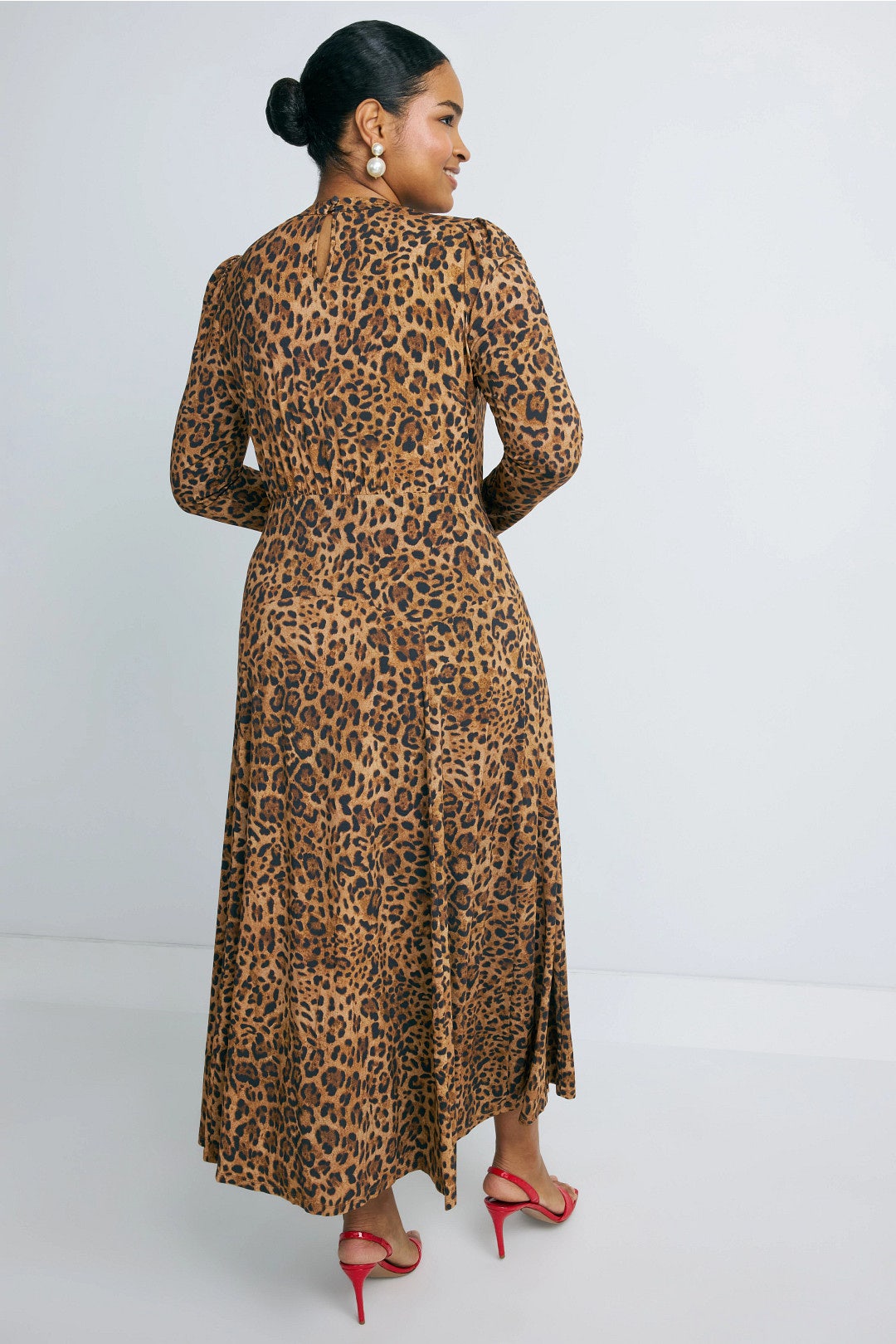 Animal Print Midi Dress by Rixo x RTR 7