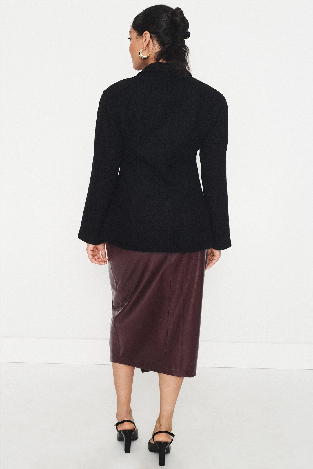 Marina Wool-Blend Sculpted Blazer by Modern Citizen 7
