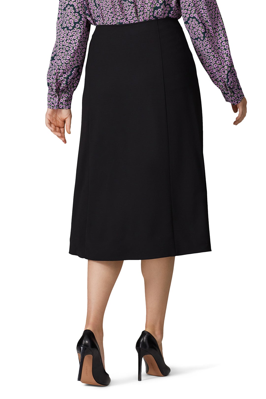 Side Slit Twill Skirt by kate spade new york 7