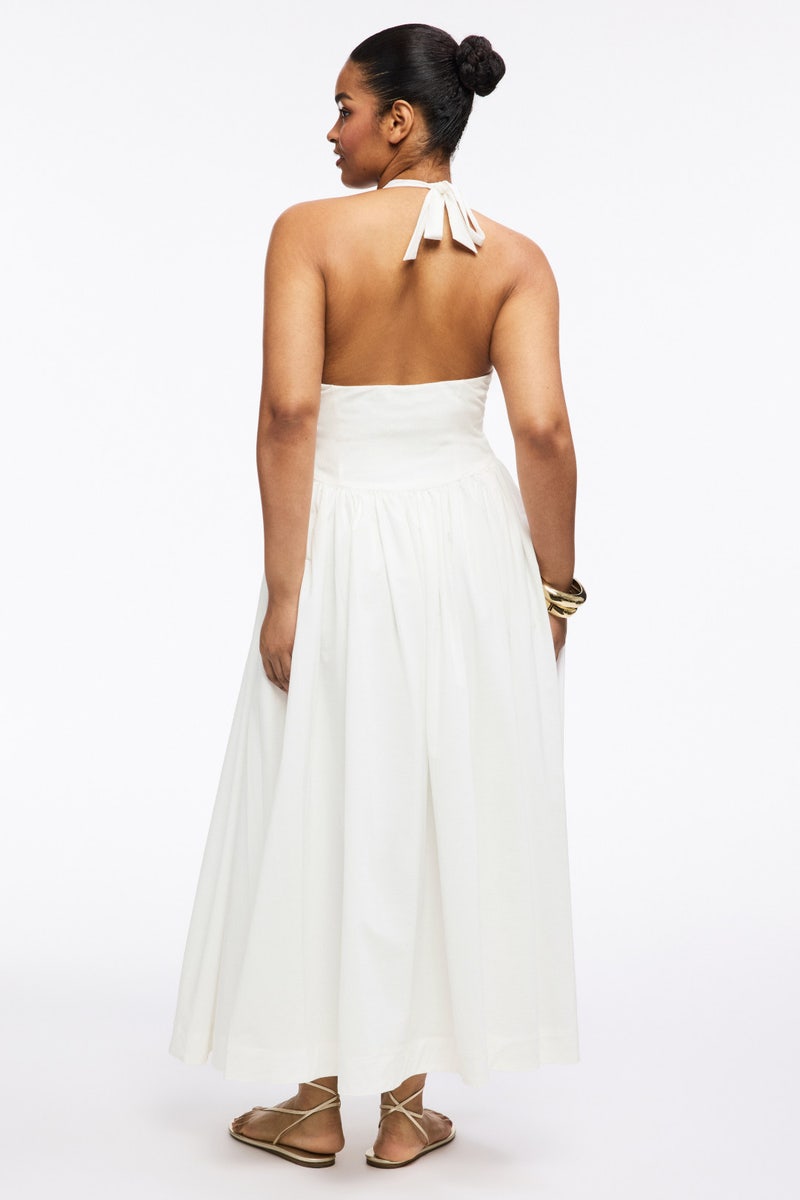 V-Neck Halter Dress by Jewel x Badgley Mischka - Photo 7