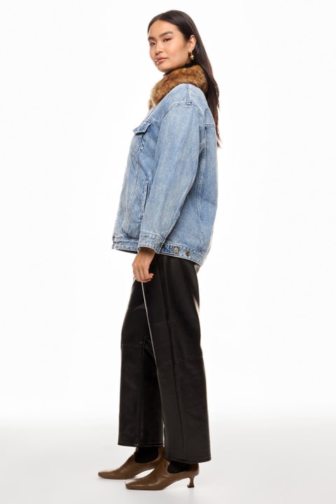 Fur Collar Denim Jacket YLS0994