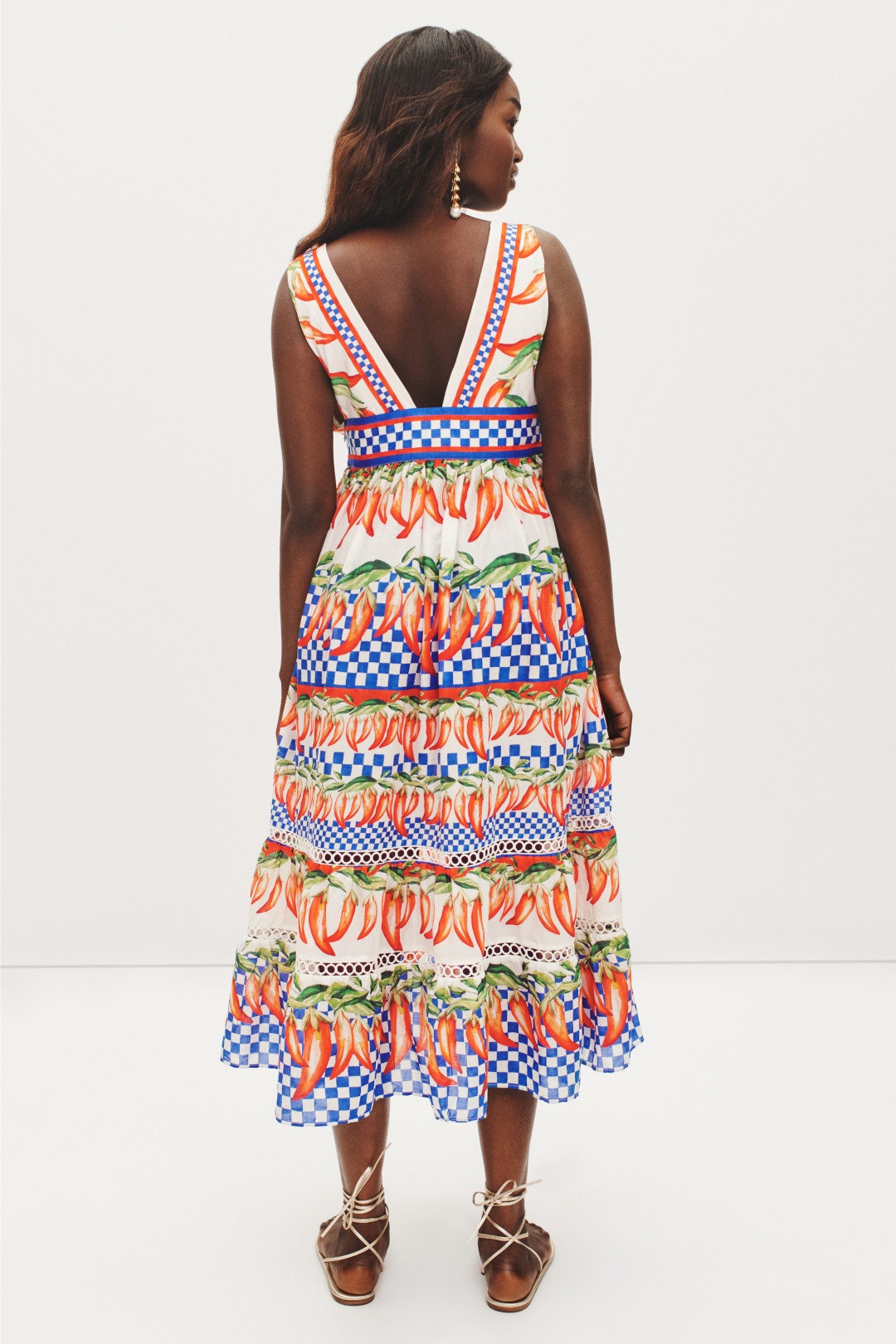 Picnic Peppers Ainika Midi Dress by FARM Rio 7