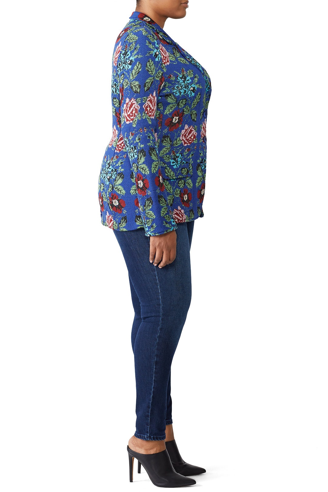 Blue Floral Blazer by Aldomartins 6