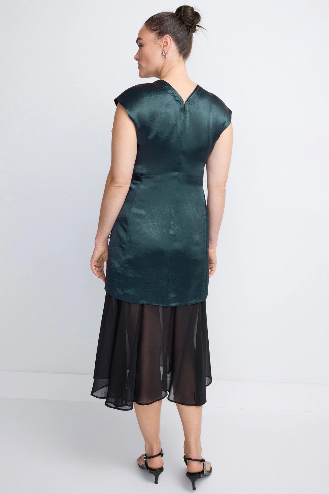 Satin Chiffon Combo Dress by 3.1 Phillip Lim 7