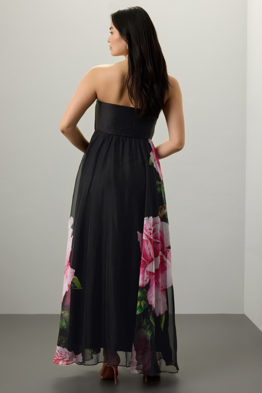 Chiffon Strapless Gown by One33 Social | Rent the Runway Chiffon Strapless Gown by One33 Social | Rent the Runway