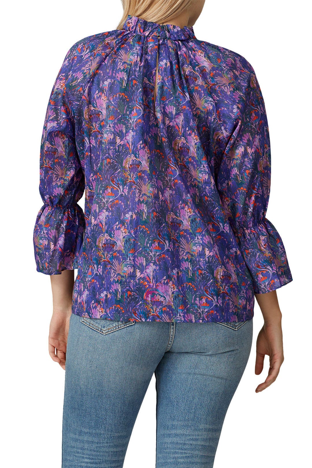 Printed Eden Top by Cynthia Rowley 7