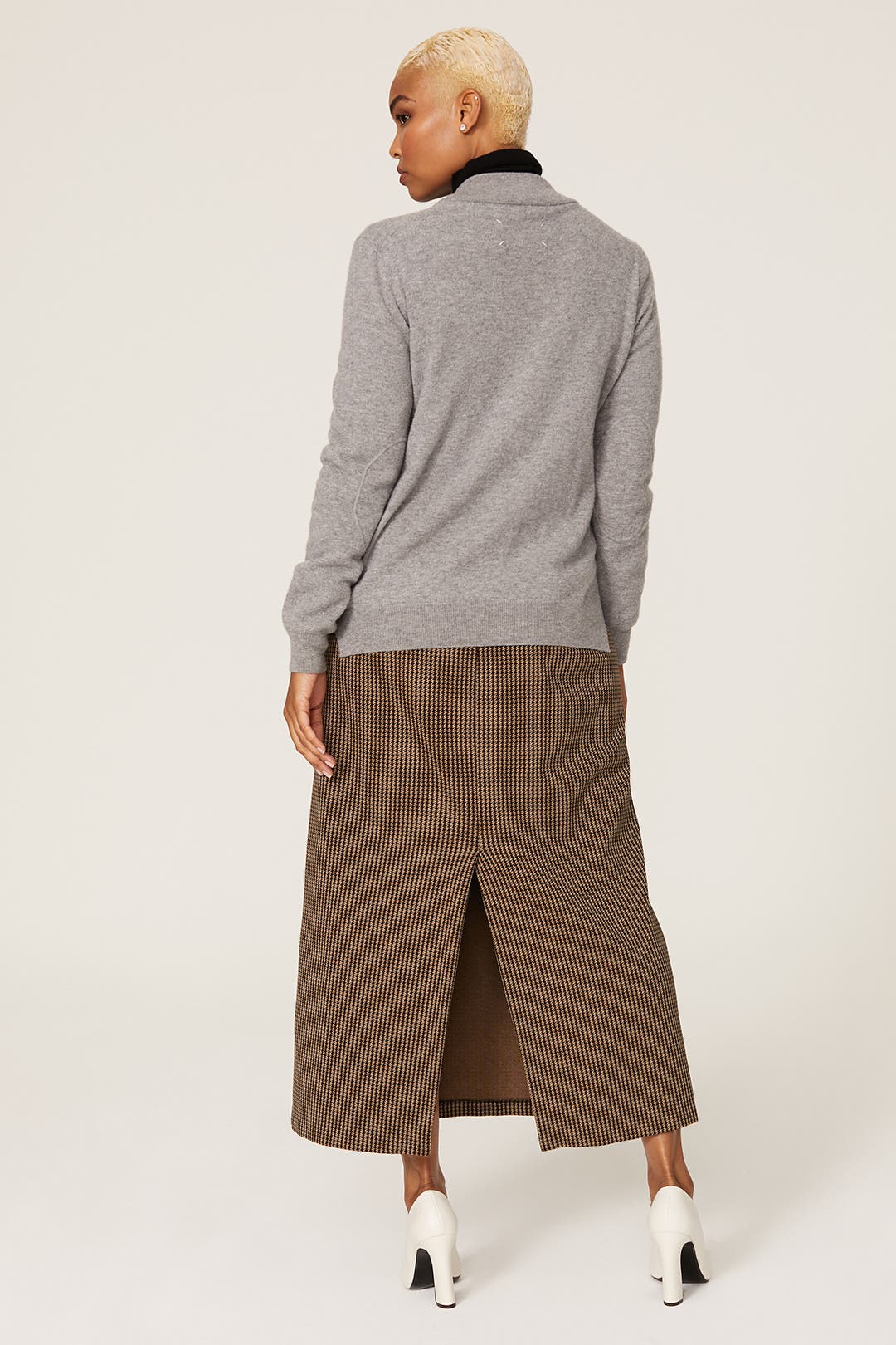 Light Grey Cardigan by Maison Margiela | Rent the Runway