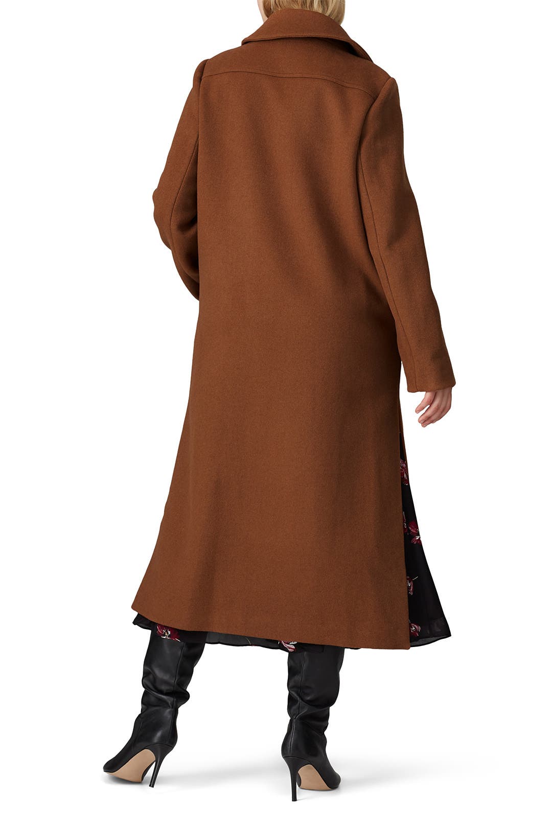 DANTON｜14SS ロングワークコート（Camel・40） Camel Wool Double Breasted Coat by Nicholas | Rent the Runway