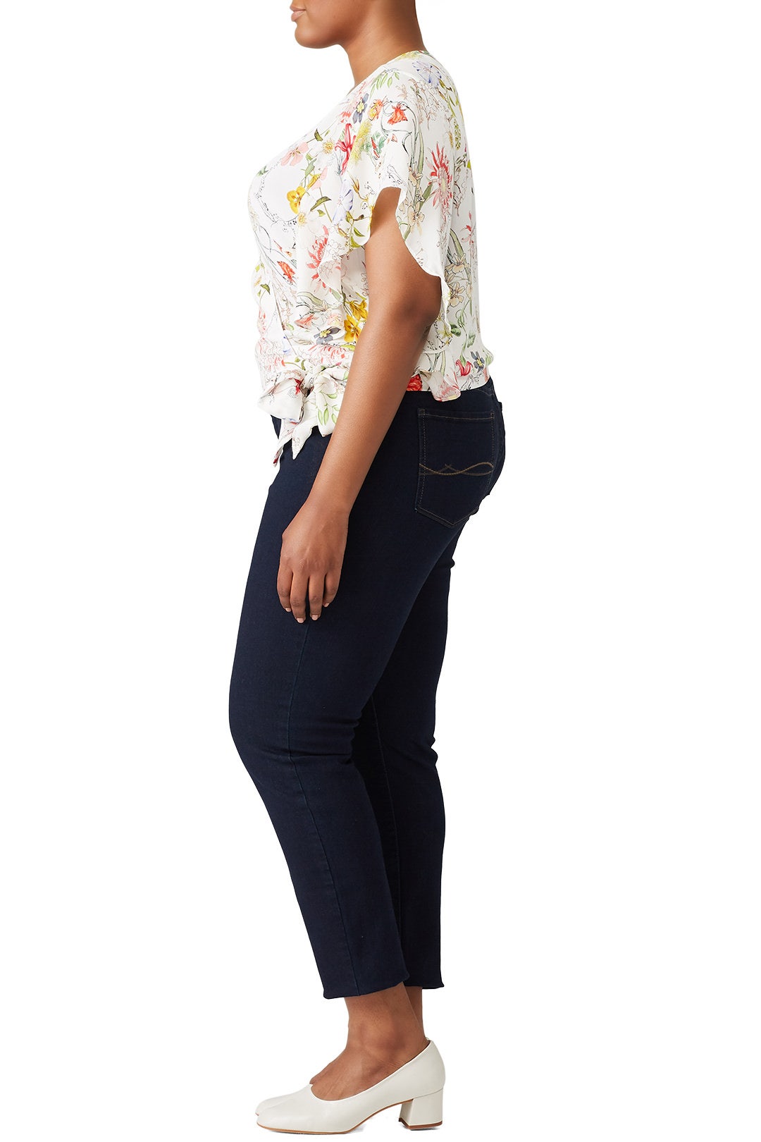 Floral Kory Faux Wrap Top by Parker 6