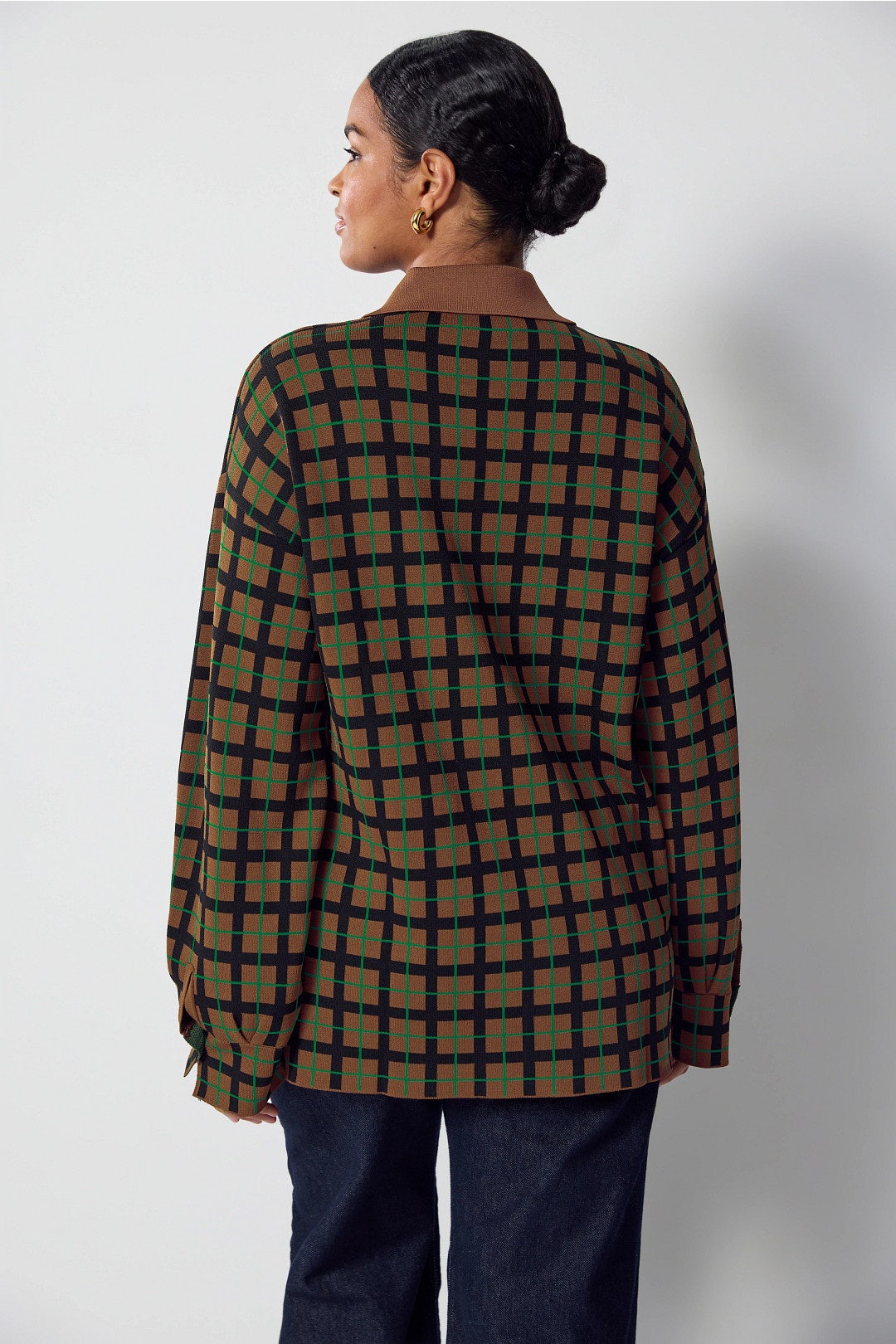 Plaid Blaz Knit Jacket by SIMONMILLER 7