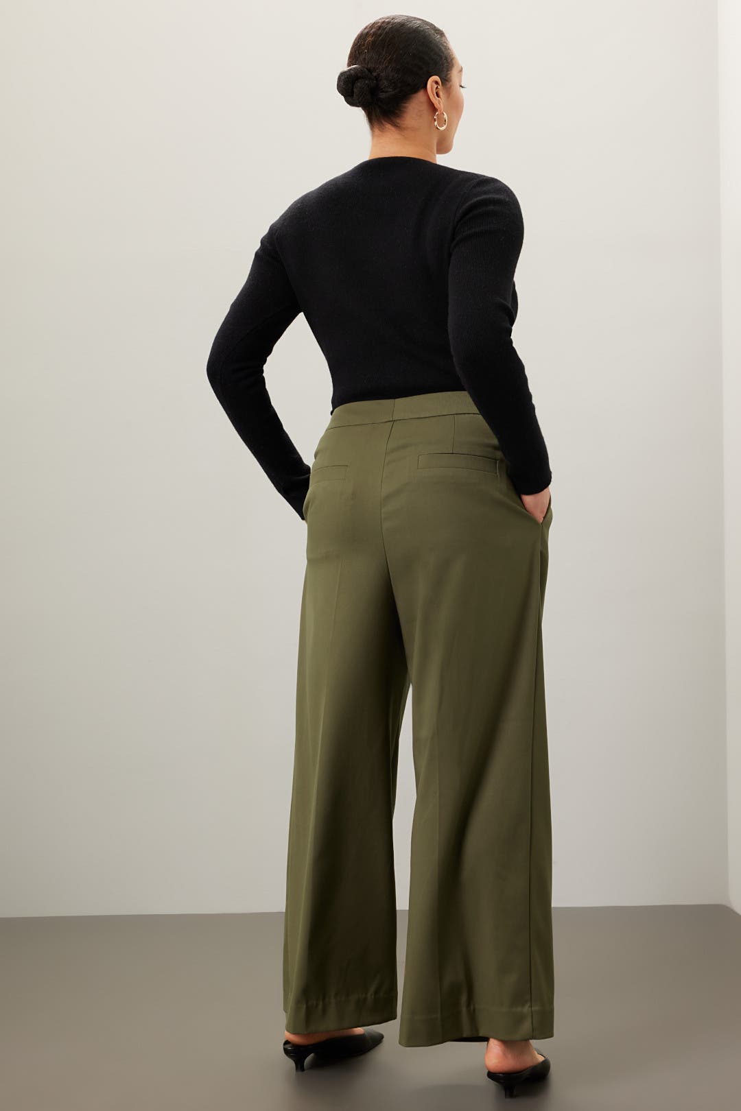 Olive Pleated Pants by Eudon Choi x RTR | Rent the Runway