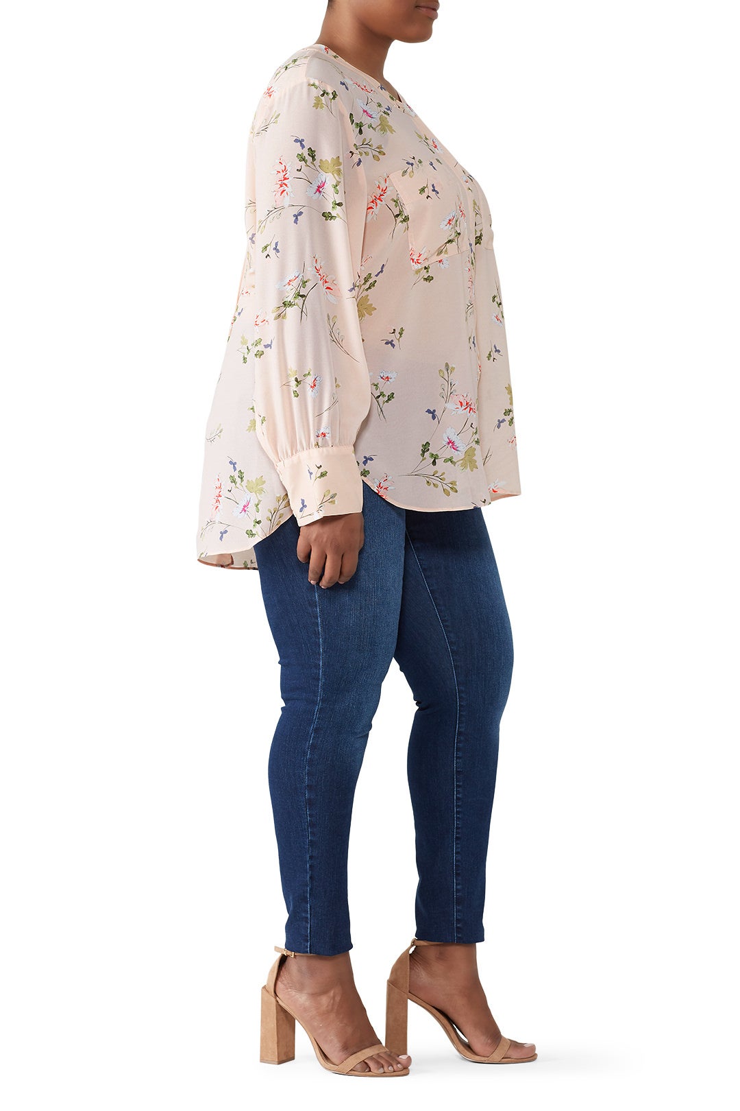 Printed Pocket Blouse by RACHEL ROY COLLECTION 6
